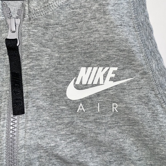 Nike Womens Air Crop Top Grey/White Size Medium - Picture 3 of 6